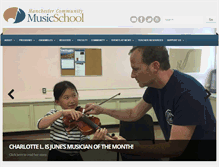 Tablet Screenshot of mcmusicschool.org